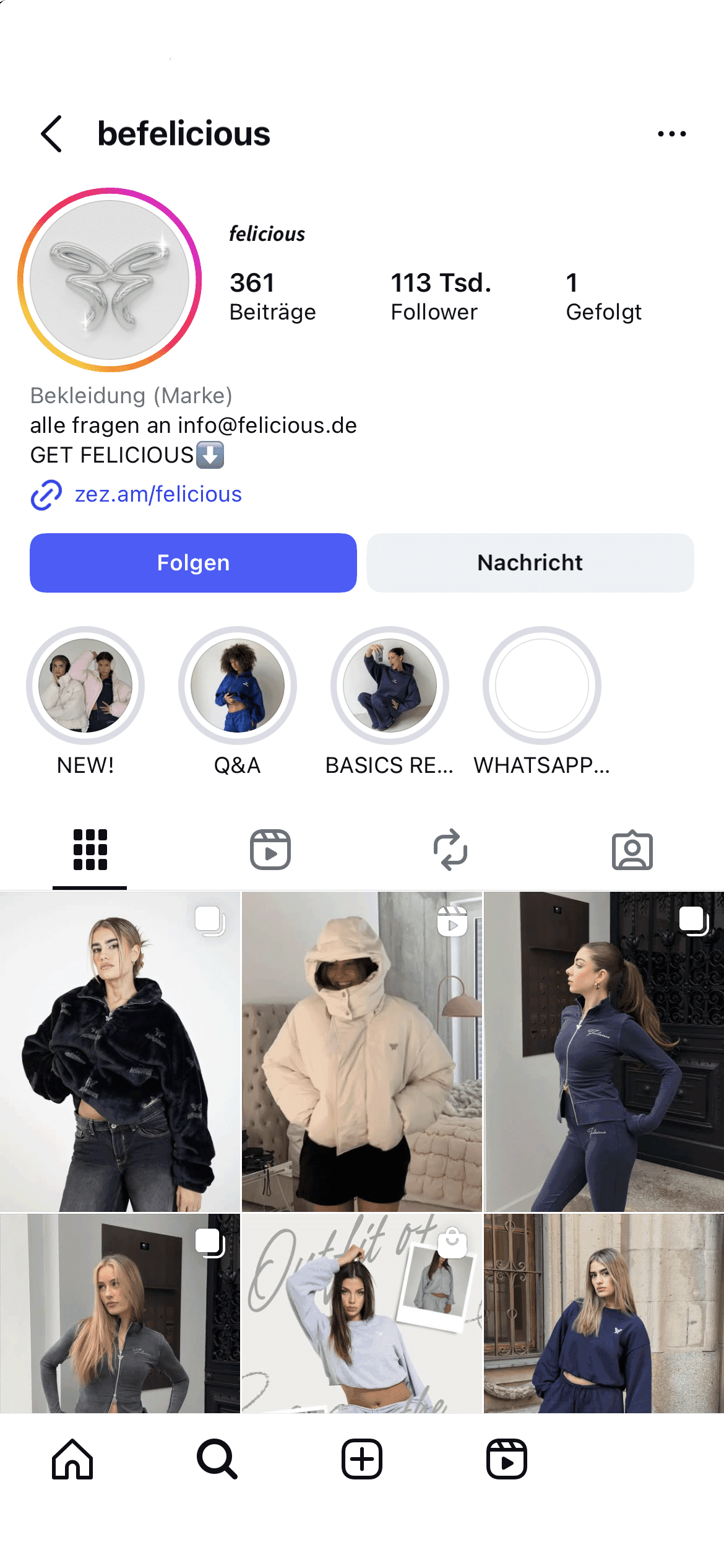Instagram befelicious mockup