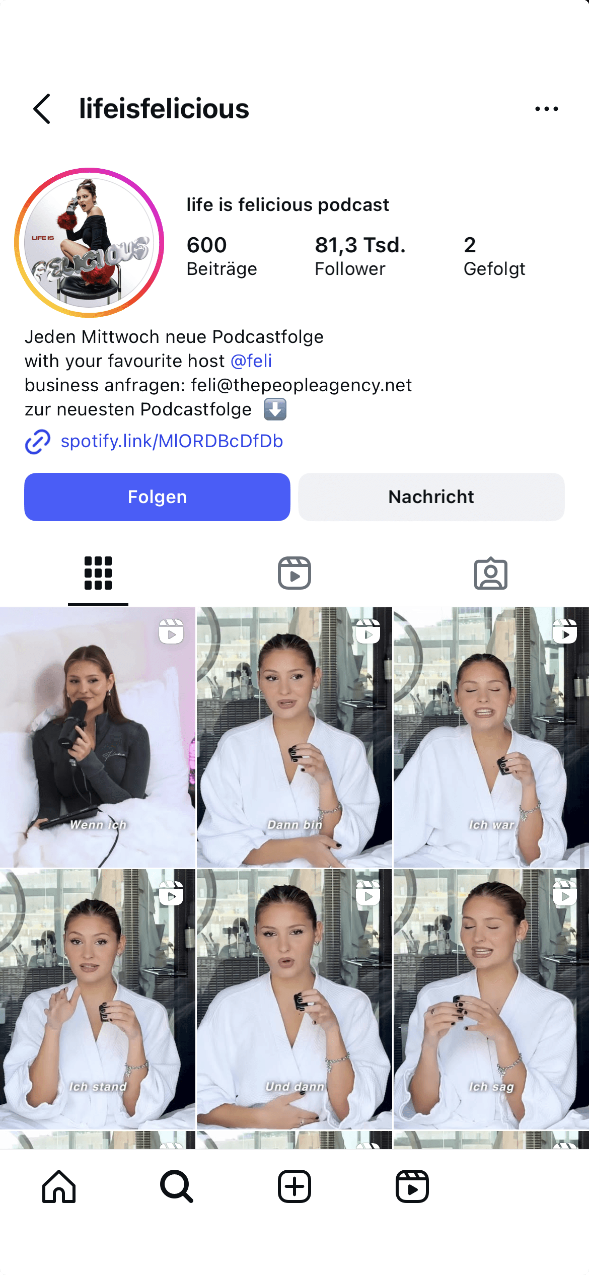 Instagram lifeisfelicious mockup