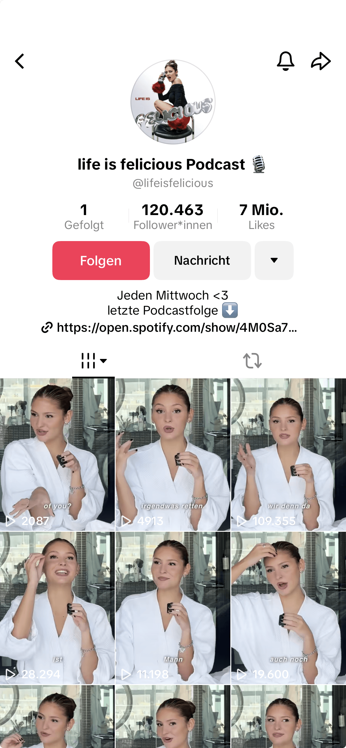 TikTok lifeisfelicious mockup